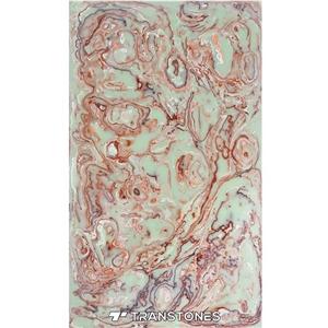 Color Faux Stone Panel Alabaster Sheet for Decors
