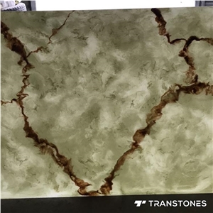 Faux Onyx Alabaster Wall Covering Acrylic Panel