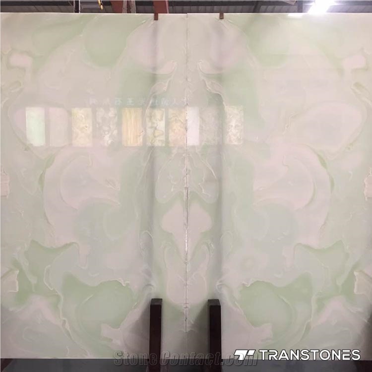 Faux Translucent Wall Slab Alabaster Onyx Panel