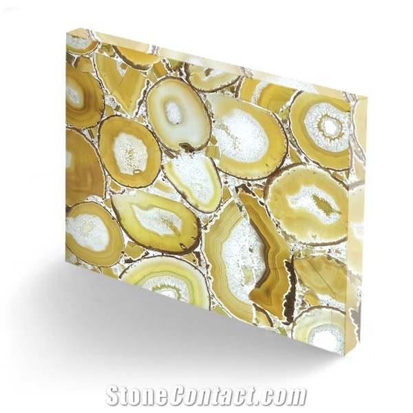 Good Quality Hand Made Natural White Agate Sheet