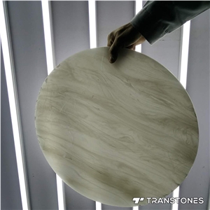 Translucent Customized Faux Alabaster Table Top