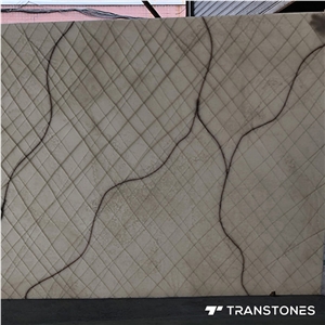 Transparency Alabaster Sheets with Beauty Veins