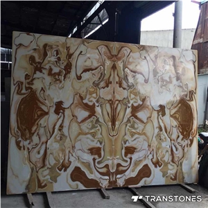 Transparent Artificial Stone for Wall Covering