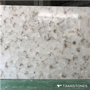 Transparent Artificial Stone Real Onyx Wall Slabs