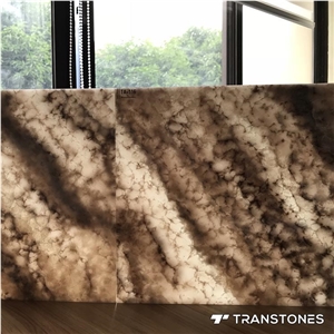 Transtones Translucent Resin Panel Onyx Marble