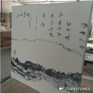 White Alabaster Stone Artificial Stone Panel Sheet