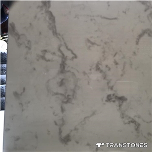 White Artificial Wall Panel Backlit Stone Slab