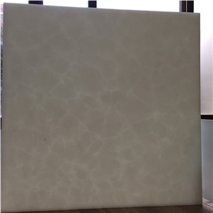White Artificial Wall Tiles Stone Faux Onyx Slab