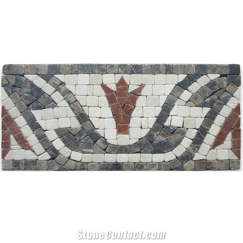 Marble Mosaic Border Price For Floor Decoration