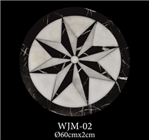 Marble Waterjet Medallion WJM-02