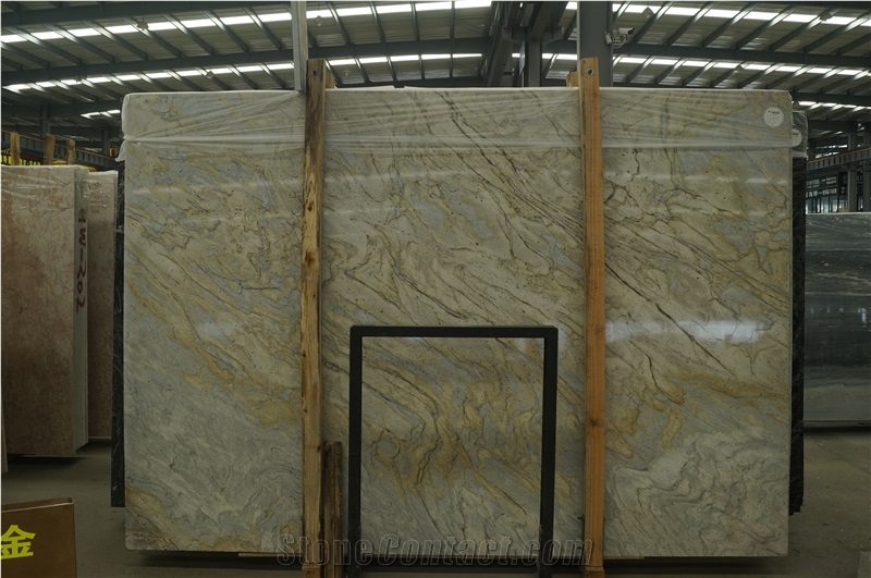 Own Factory Ariston Gold Marble Slabs