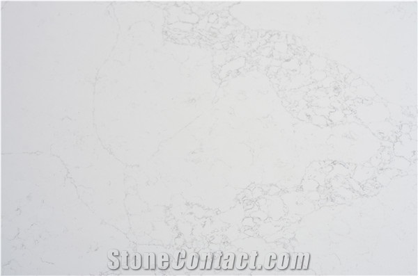 Artificial Stone Slab White Engineered Quartz Slab