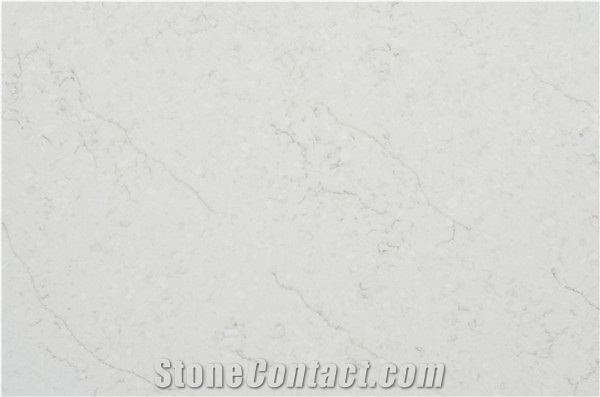 Artificial Stone Slab White Engineered Quartzstone