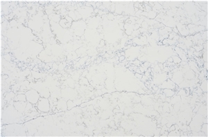 Artificial Stone White Calacatta Quartz Slab Cryst