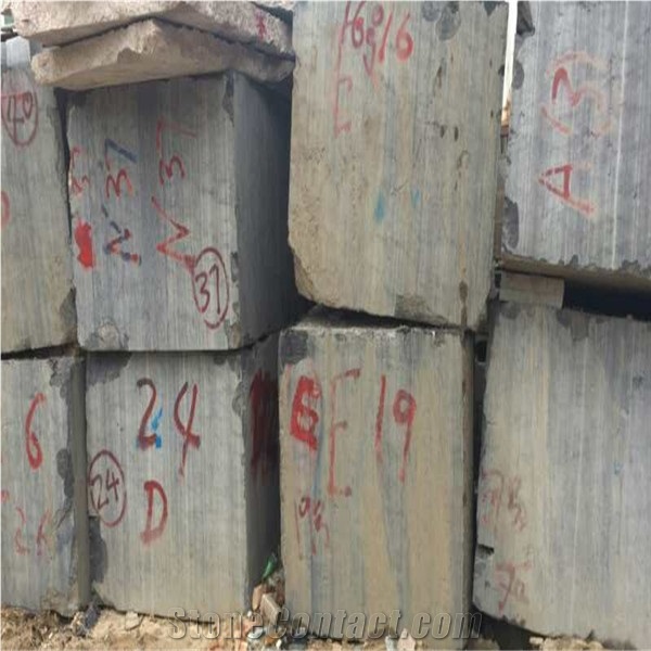 Black Limestone Qingdao Slabs Tiles for Flooring
