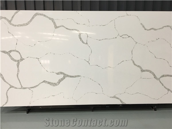 Calacatta Quartz Stone for Kitchen Countertops