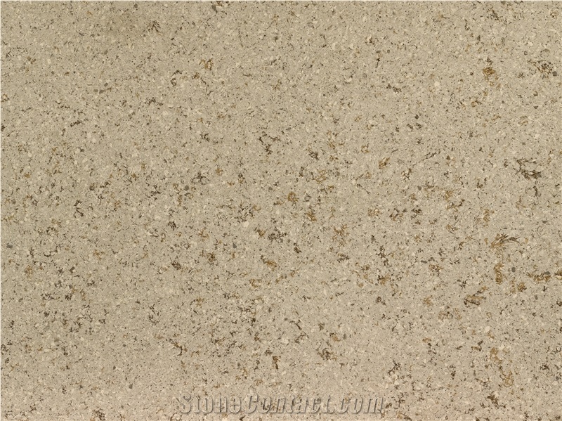 Custom Brown Quartz Slab/Quartz Stone for Kitchen