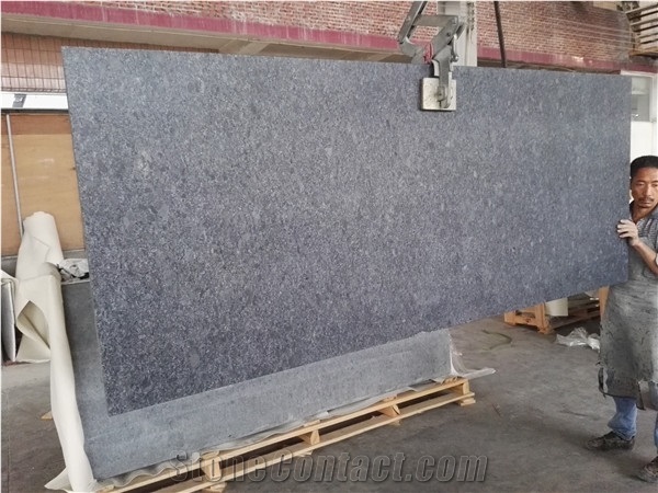 Steel Gray Slabs & Tiles, Steel Grey Granite Slabs