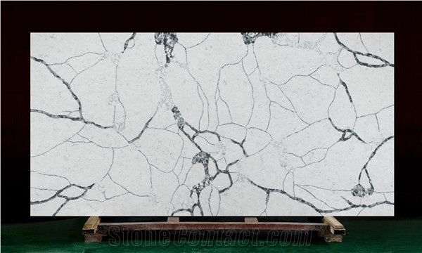 White Artificial Quartz for Countertops Tiles&Slab