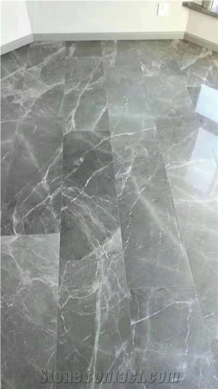 Greece Grey Tile Flooring Marble