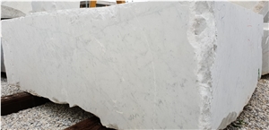 Untrimed Blocks White Carrara Block