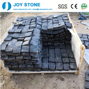 China Black Basalt Back Mesh Cobble for Sale