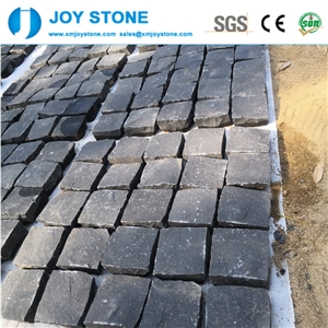 Whole Sale Spilit Blak Basalt Back Mesh Paver