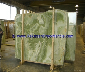 Afghan Jade Onyx Slabs, Pure Green Onyx Slabs