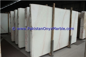 Polished Pure White Onyx Slabs Covering Pattern