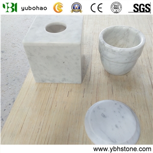 Carrara/Honed Marble Bathroom/Kitchen Sets