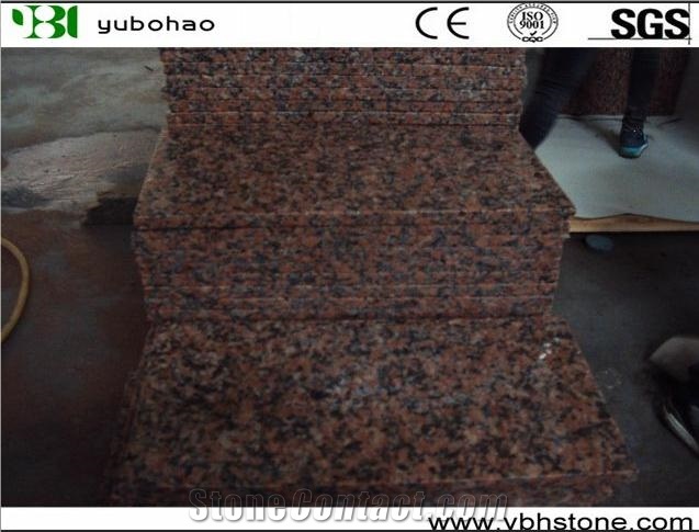 G562 Polished Slabs &Tile, China Maple Red Granite
