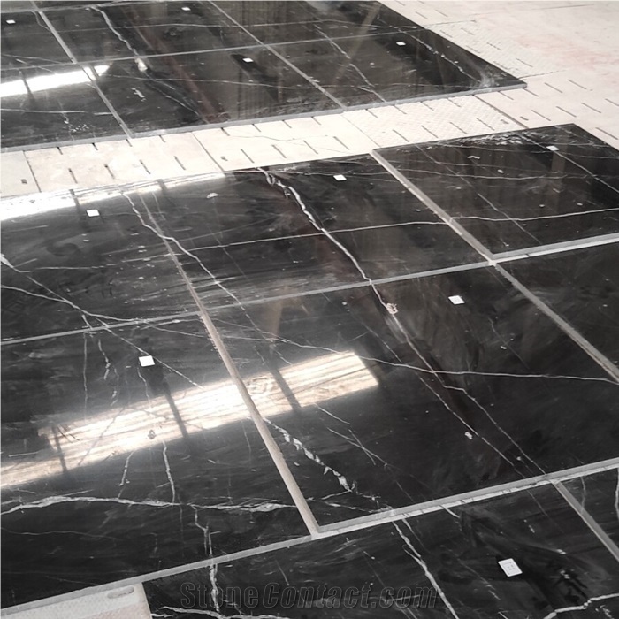 Black Nero Marquina Marble Customized Tiles