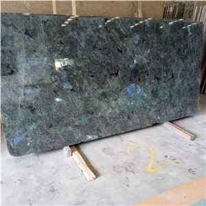 Brazil Blue Labradorite Granite Slabs for Flooring