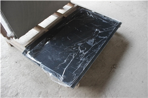 China Hebei Black Granite Tiles for Flooring