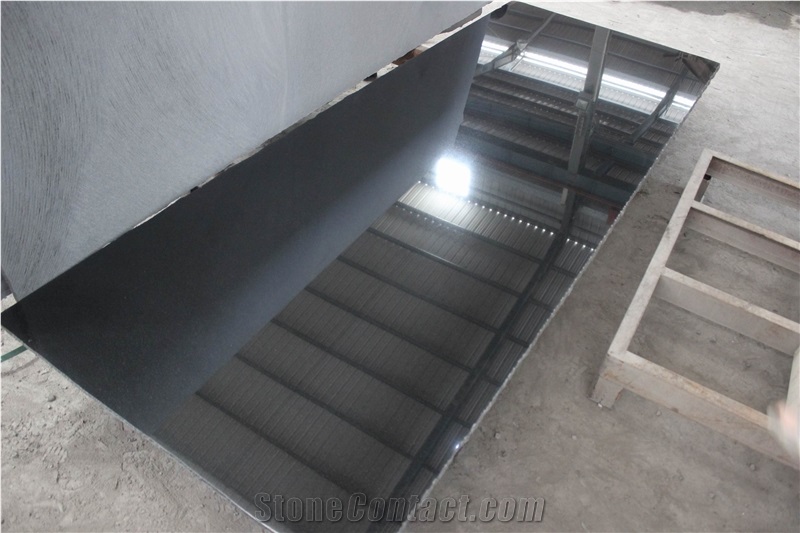 China Hebei Black Granite Tiles for Flooring