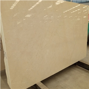 Crema Ivory Beige Marble Slabs Cut Tiles