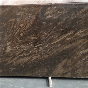 Cross Veins Cut Sri Lanka Brown Granite Slab