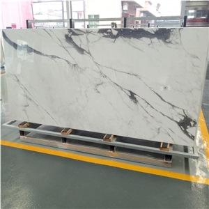 New Arrival Calacatta White 9mm Slabs for Wall