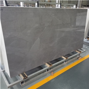 New Material Pure Grey 9mm Thin Sintered Slabs