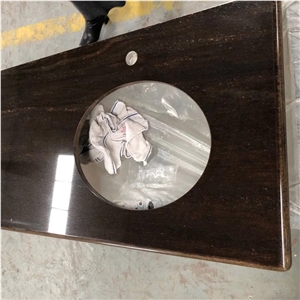 Sri Lanka Brown Granite Polished Vanity Top