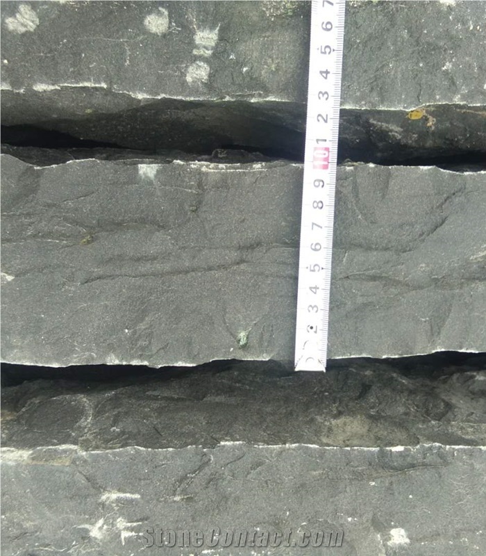 Zhangpu Black Basalt Stepping Stone for Sale