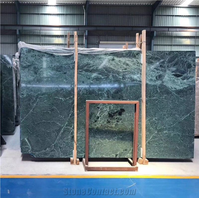 Calacatta Happy Green Marble Slabs,Wall Cover Tile