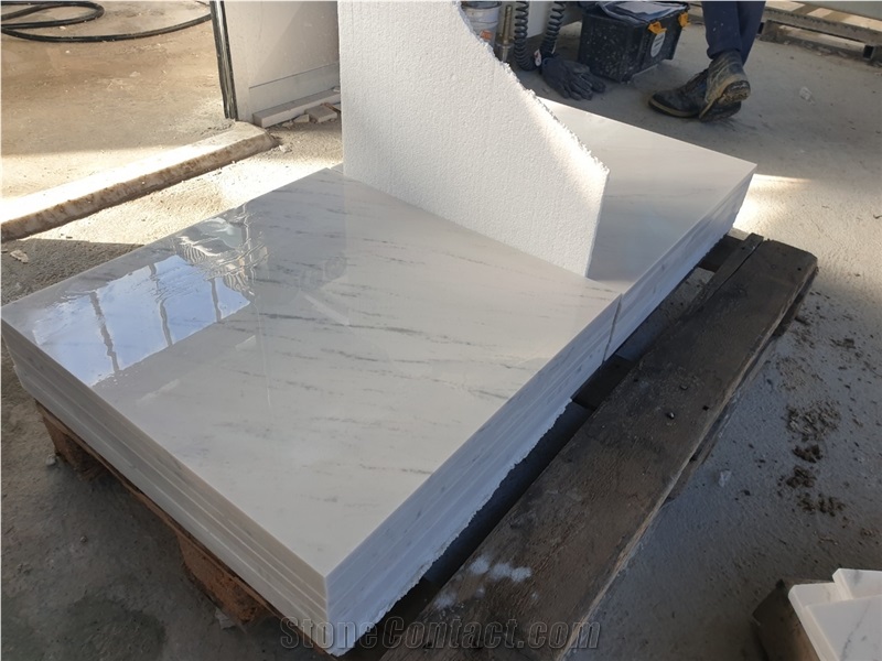 Prilep White Marble Tiles from Macedonia - StoneContact.com