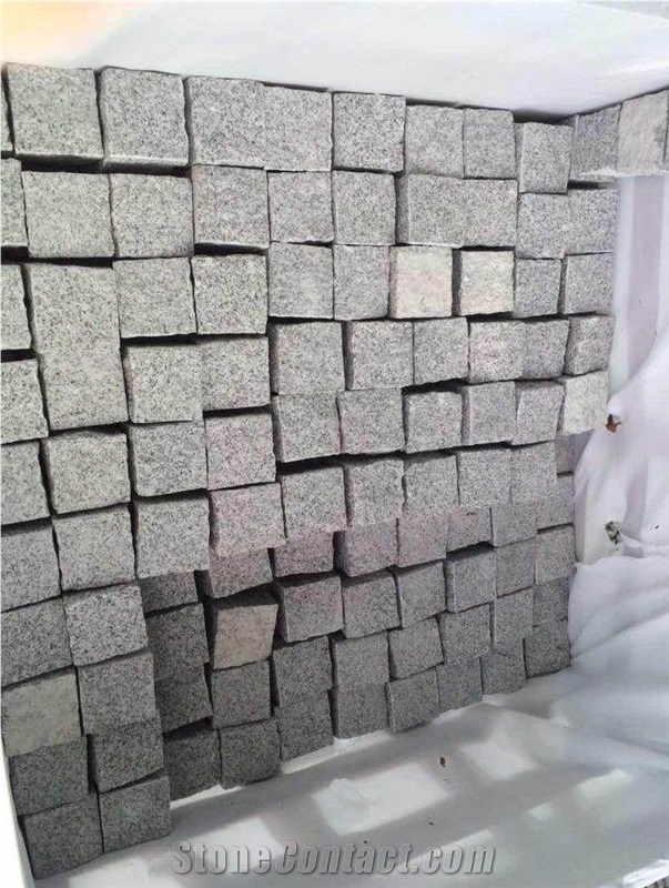 Gray Granite New G603 Cube Stone Stepping Pavement