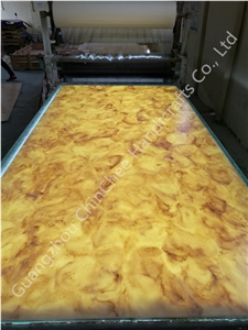 Translucent Honey Onyx Panel Slab
