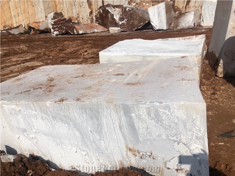 Mugla White Marble Blocks from Own Quarry