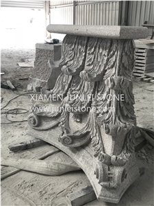 Roman Column Carving, Baroque Carving