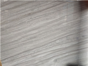 White Greece Wood Vein Marble Slabs