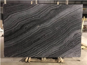 Zebra Black, Ancient Wood Grain Marble