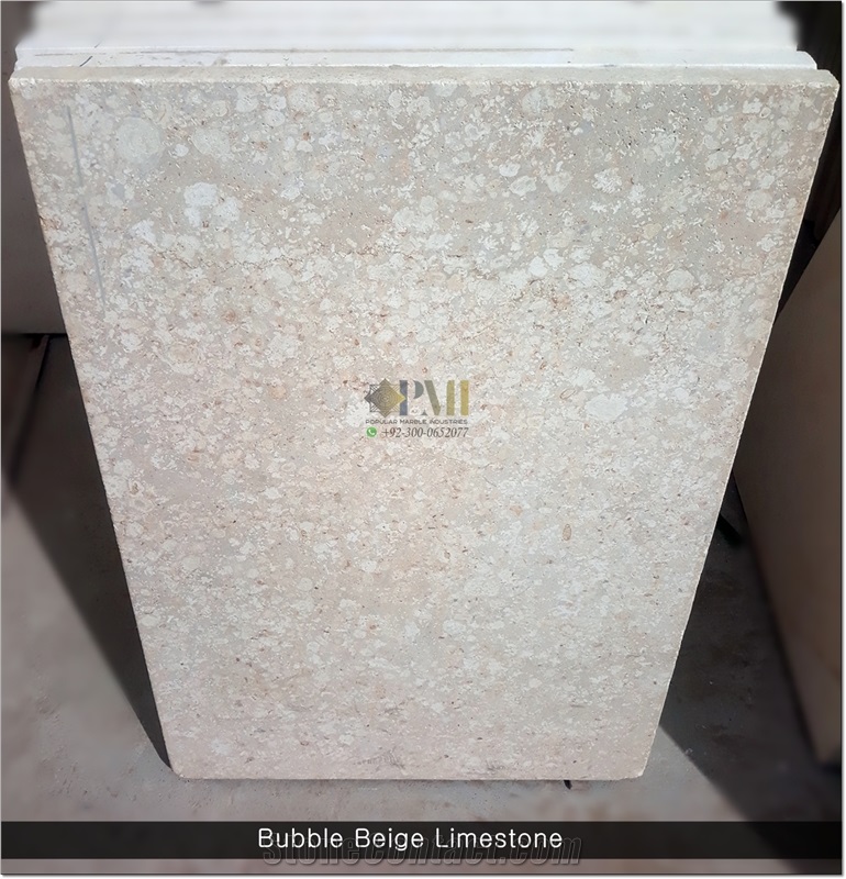 Bubble Beige Limestone from Pakistan